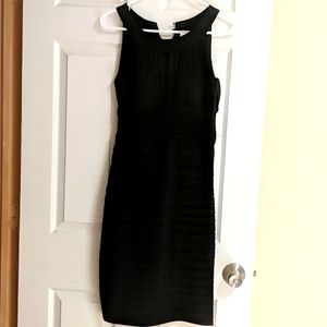 Sangria Black Wrap Dress